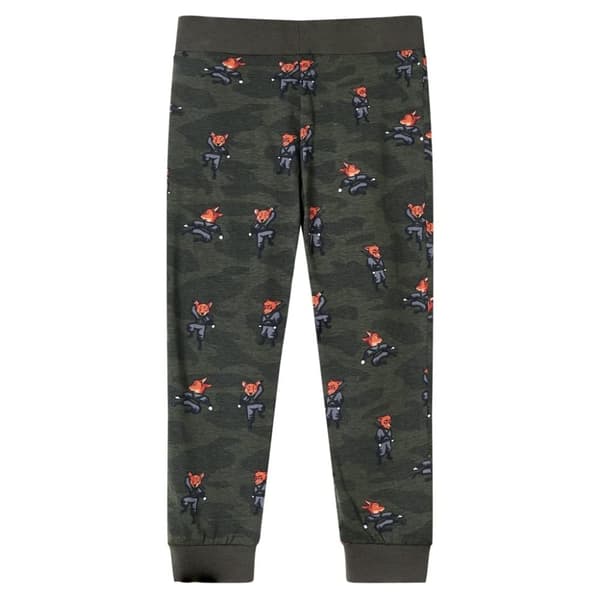 vidaXL Pyjamas for barn med lange ermer kaki 116