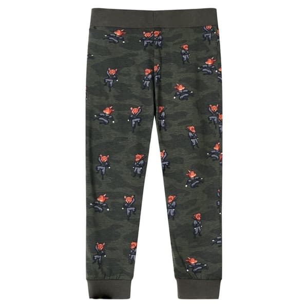 vidaXL Pyjamas med långa ärmar för barn khaki 92
