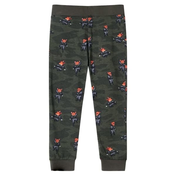 vidaXL Pyjamas med långa ärmar för barn khaki 140