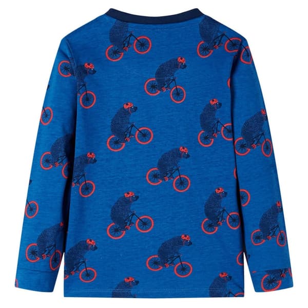 vidaXL Lasten pitkähihainen pyjama petroli 104