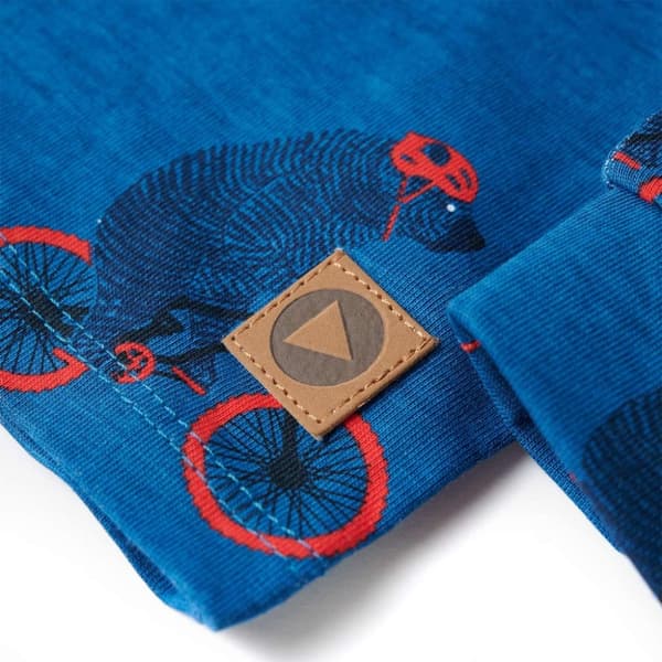 vidaXL Lasten pitkähihainen pyjama petroli 104
