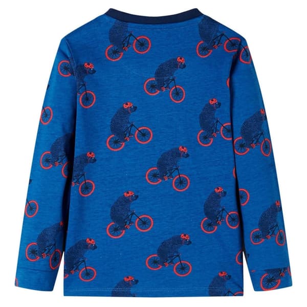 vidaXL Lasten pitkähihainen pyjama petroli 116