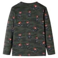 Pikkukuva 3 / 10: vidaXL Lasten pitkähihainen pyjama khaki 104