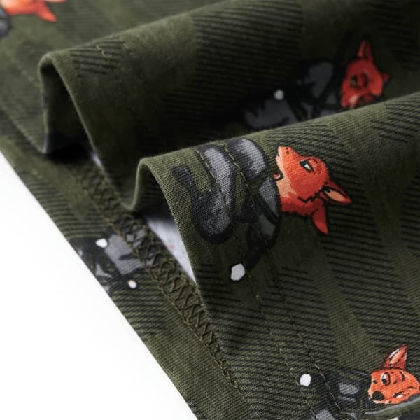vidaXL Lasten pitkähihainen pyjama khaki 104