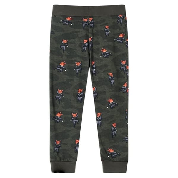 vidaXL Lasten pitkähihainen pyjama khaki 128