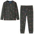 Pikkukuva 1 / 10: vidaXL Lasten pitkähihainen pyjama khaki 116
