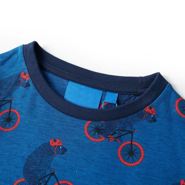 vidaXL Pyjamas for barn med lange ermer bensin 92