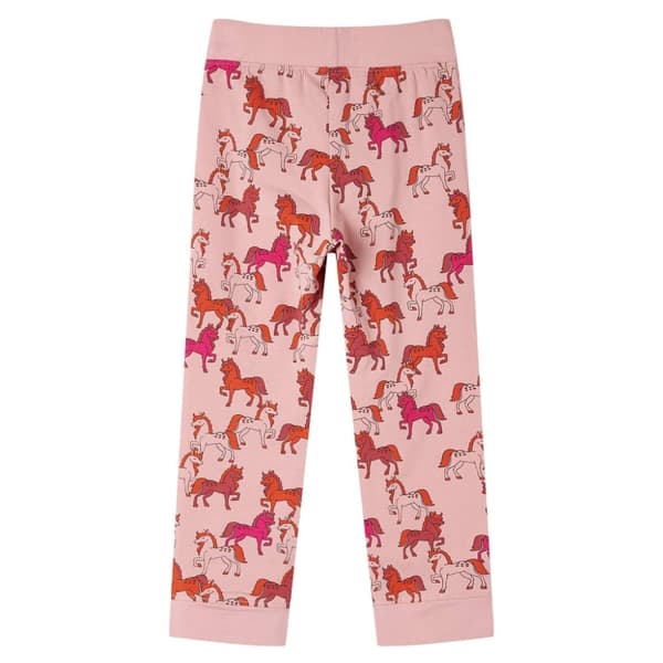vidaXL Lasten pitkähihainen pyjama vaaleanpunainen 92