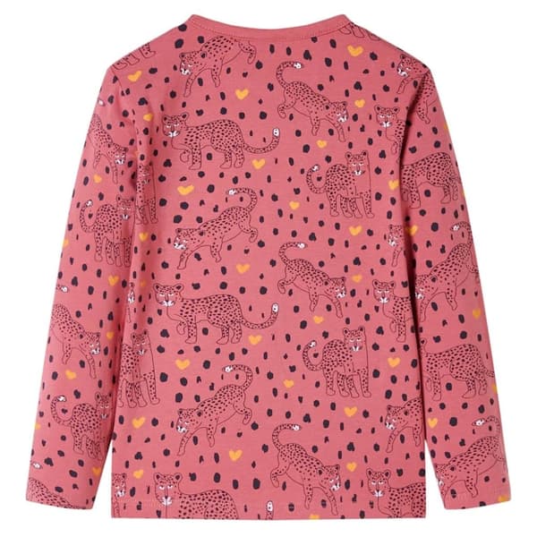 vidaXL Pyjamas til børn str. 104 gammelrosa