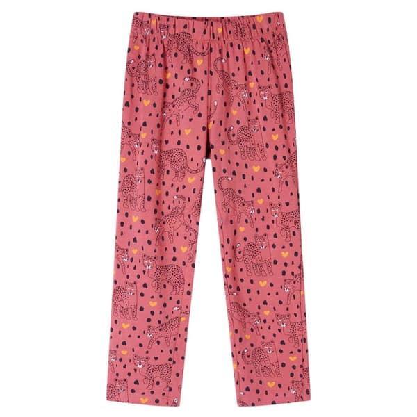 vidaXL Pyjamas til børn str. 104 gammelrosa