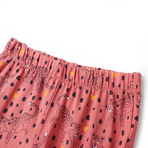 vidaXL Pyjamas til børn str. 104 gammelrosa