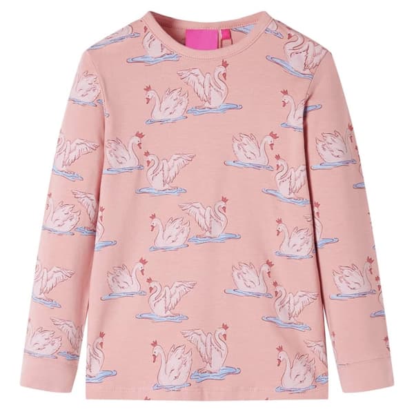vidaXL Pyjamas til børn str. 104 lyserød