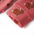 Miniatyrbilde 5 av 8: vidaXL Heldress med hette for barn gammel rosa 116