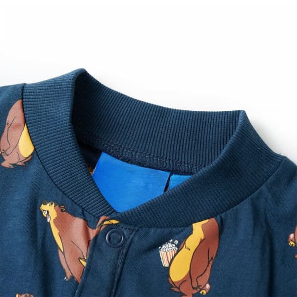 vidaXL Pyjamas för barn jeansblå 92