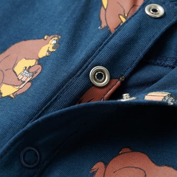 vidaXL Pyjamas för barn jeansblå 92