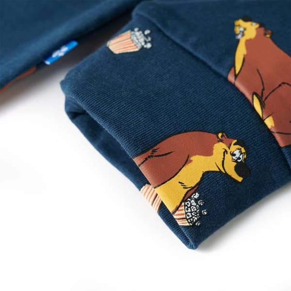 vidaXL Pyjamas för barn jeansblå 92