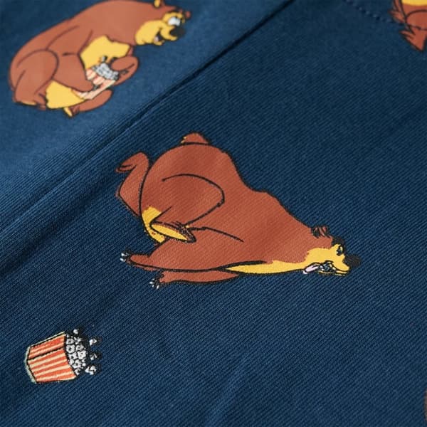vidaXL Pyjamas för barn jeansblå 92