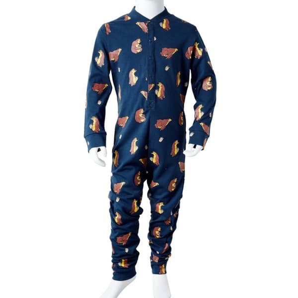 vidaXL Pyjamas för barn jeansblå 92