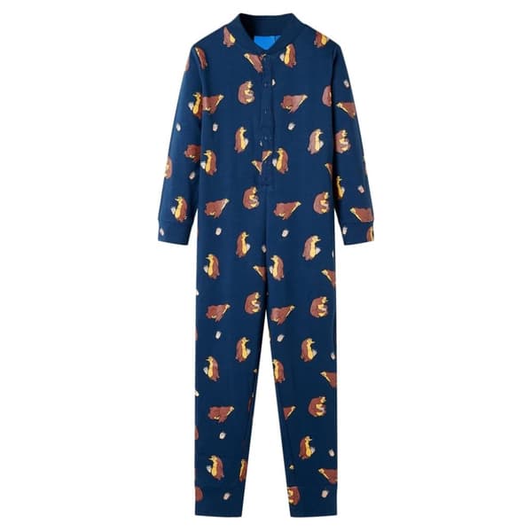 vidaXL Pyjamas för barn jeansblå 92