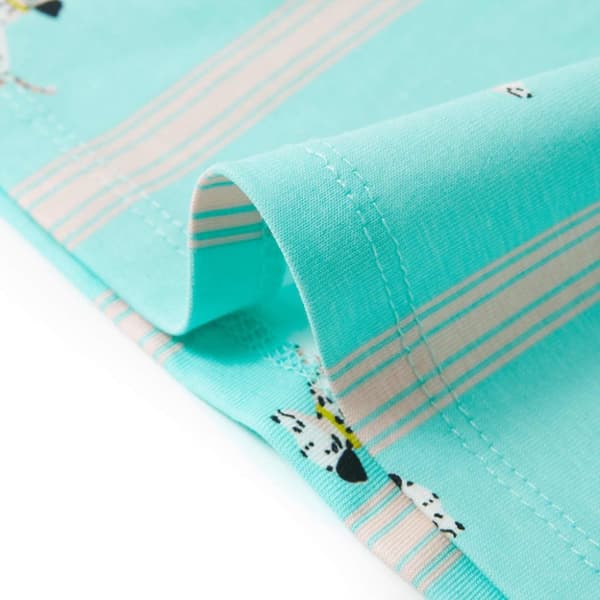 vidaXL Barnpyjamas med korta ärmar för barn ecru 104
