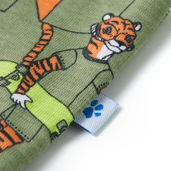 vidaXL Lasten lyhythihainen pyjama vaalea khaki 92
