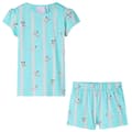 Pikkukuva 1 / 10: vidaXL Lasten lyhythihainen pyjama harmaa 104
