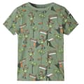 Pikkukuva 2 / 10: vidaXL Lasten lyhythihainen pyjama vaalea khaki 140