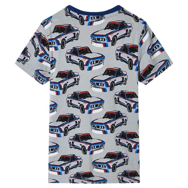 vidaXL Lasten lyhythihainen pyjama harmaa 128