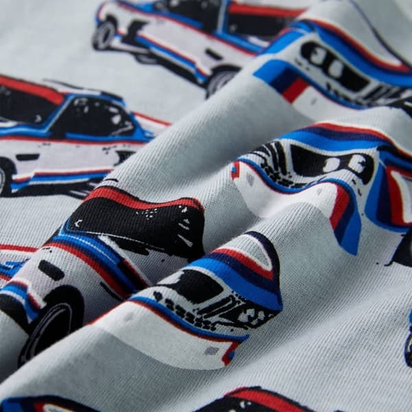 vidaXL Lasten lyhythihainen pyjama harmaa 128