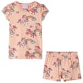 Miniatyrbilde 1 av 10: vidaXL Pyjamas med korte ermer lyseoransje 104