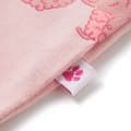 Miniatyrbild 6 av 10: vidaXL Barnpyjamas med korta ärmar ljusrosa 128