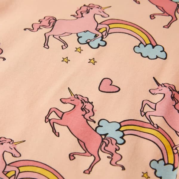 vidaXL Pyjamas til børn str. 116 korte ærmer orange