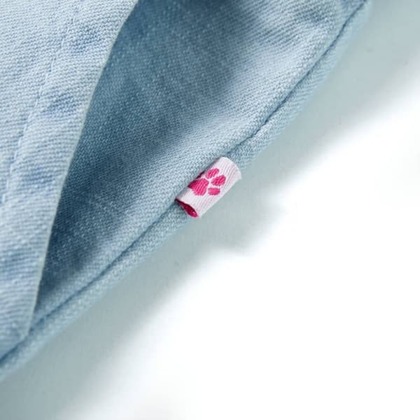 vidaXL Barnbyxor mjuk denimblå 104