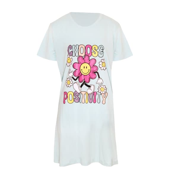 Forever Dreaming Womens/Ladies Choose Positivity Nightshirt