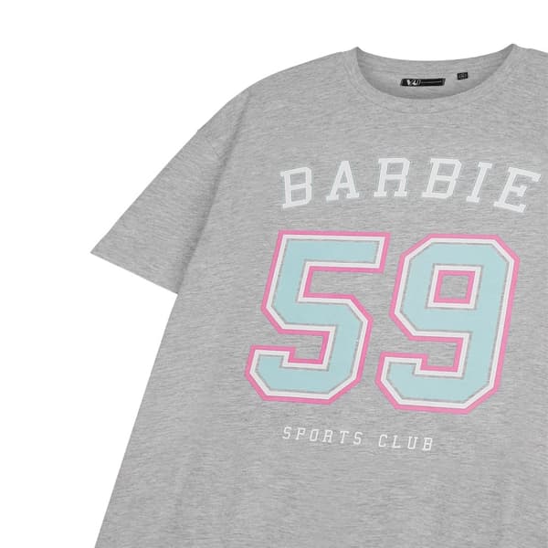 Barbie Womens/Ladies 59 Sports Club Short-Sleeved Nightdress