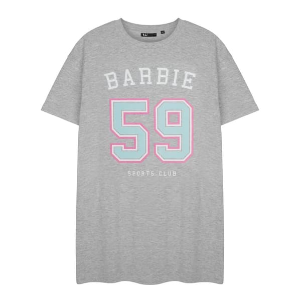 Barbie Womens/Ladies 59 Sports Club Short-Sleeved Nightdress