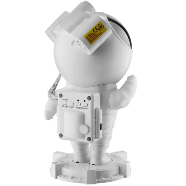 LED Stjärnprojektor Astronaut, inkl. Bluetooth - vit