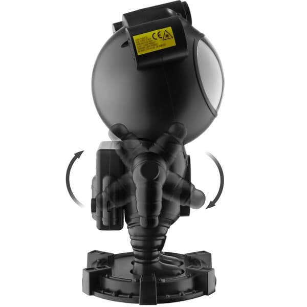 LED Stjärnprojektor Astronaut, inkl. Bluetooth - svart
