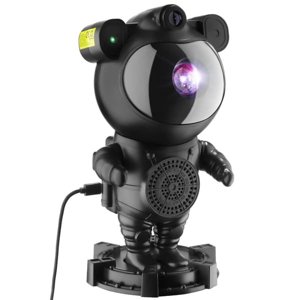 LED Stjärnprojektor Astronaut, inkl. Bluetooth - svart