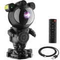 Miniatyrbild 1 av 11: LED Stjärnprojektor Astronaut, inkl. Bluetooth - svart