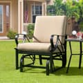 Miniatyrbillede 2 af 8: Terrasse Gyngestol, 28,5x26x35 cm, Beige