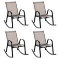 Miniatyrbillede 4 af 8: Terrasse Gyngestol, 36x24.5x34 tommer, Brun
