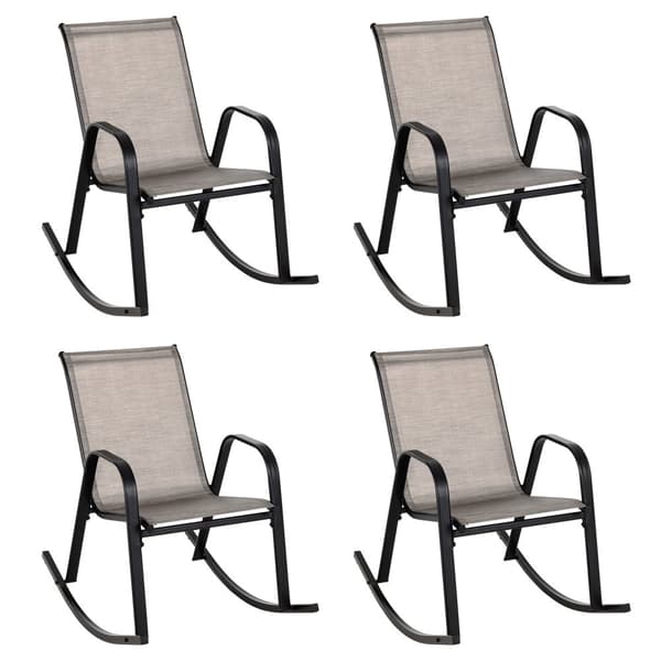 Terrasse Gyngestol, 36x24.5x34 tommer, Brun