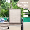 Miniatyrbillede 6 af 8: Terrasse Gyngestol, 36x24.5x34 tommer, Brun