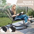 Miniatyrbillede 7 af 8: Terrasse Gyngestol, 36x24.5x34 tommer, Brun