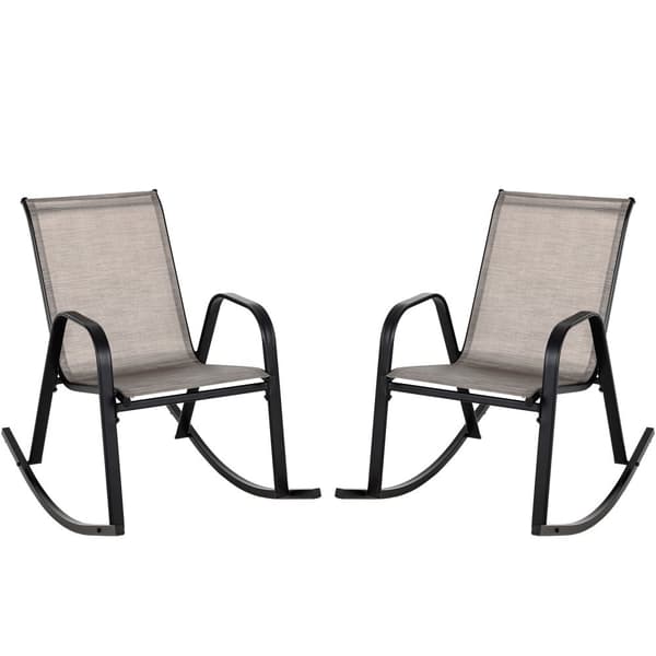 Terrasse Gyngestol, 36x24.5x34 tommer, Brun