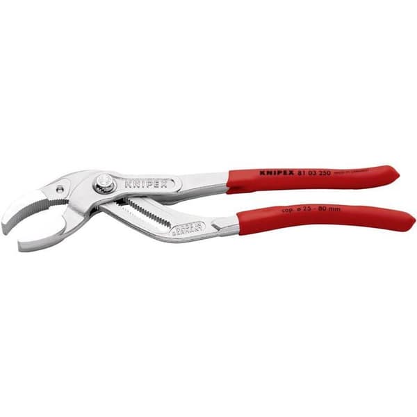 Sifontång - KNIPEX 81 03 250 - krom - 250 mm - för plaströr och kopplingar