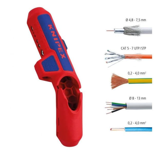 ERGOSTRIP® universal avskalningsverktyg - KNIPEX - 16 95 01 SB