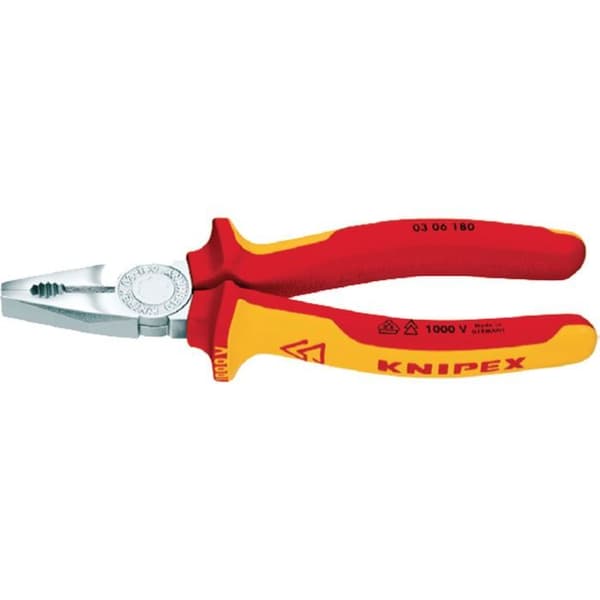 Universaltång - KNIPEX - 160MM - Vanadinstål - Röd