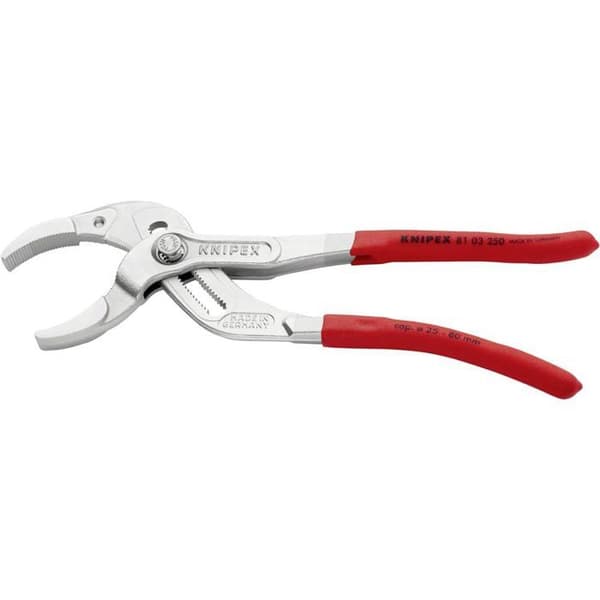 Sifontång - KNIPEX 81 03 250 - krom - 250 mm - för plaströr och kopplingar